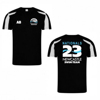 Newcastle Swim Team NATIONALS 2023 Performance Teeshirt